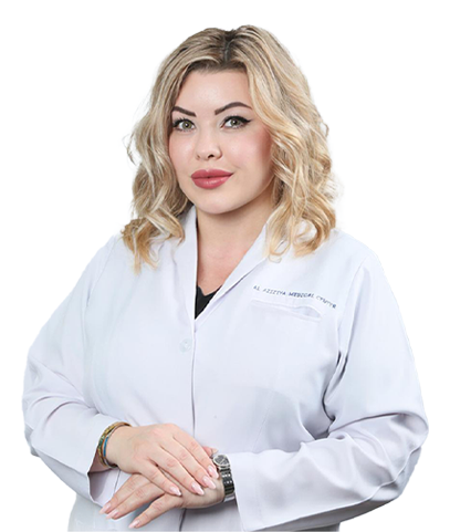 دكتورة أناستازيا كولايسنيك أخصائية الأمراض الجلدية في مركز العزيزية الطبي